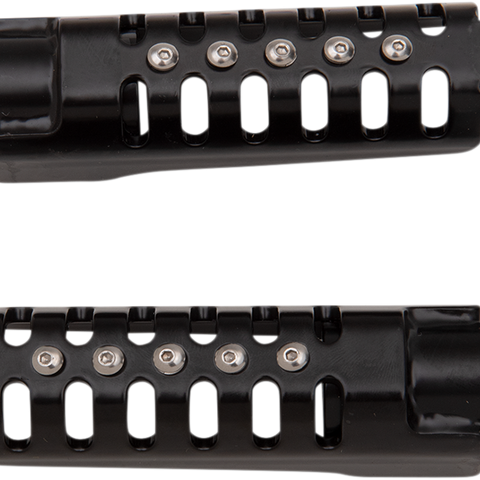 BURLY BRAND Razorback Passenger Foot Pegs - Black (Part B13-1012B)