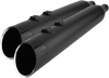 Khrome Werks 4-1/2 inch HP-Plus Slip-On Mufflers with Black Edge Tip - Part Number 202855