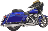 BASSANI XHAUST True Dual Exhaust System 1F66SS Stainless Steel for M8 Motorcycles