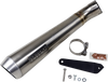 Bassani Xhaust Short Megaphone Muffler Without Catalytic Converter, Low Mount – 8F127SS