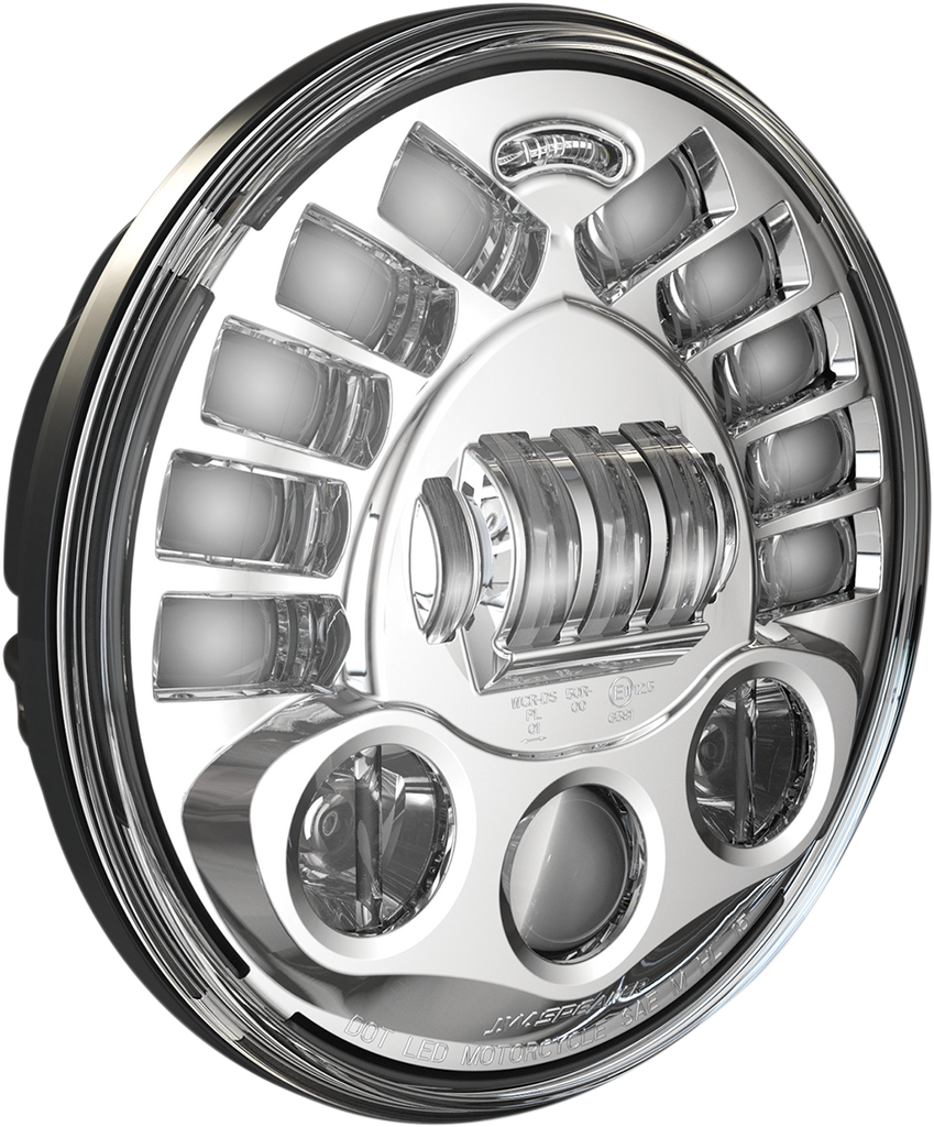 CUSTOM DYNAMICS PB-7PA-C Adaptive Headlight with Pedestal Mount in Chrome