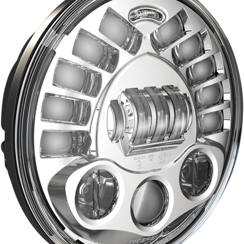 CUSTOM DYNAMICS PB-7PA-C Adaptive Headlight with Pedestal Mount in Chrome