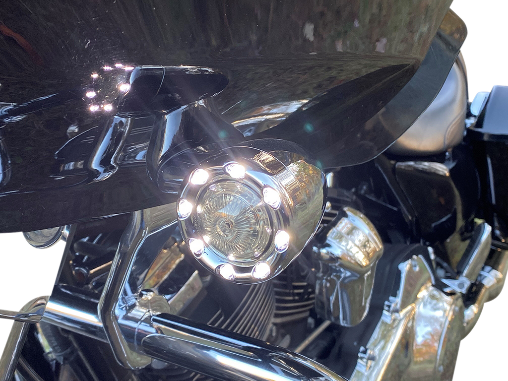 CUSTOM DYNAMICS Bullet Turn Signal 1157 with Smoke Lens - Chrome (Part Number: PB-BR-AW-57-CS)