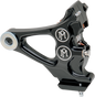 Performance Machine (PM) 4-Piston Rear Caliper - Contrast Cut™ for Harley Softail 1984-1999, Part 1274-0076-BM