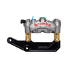 Titanium Gray Brembo 108mm GP4-RS Monobloc Caliper with Gold Plating 29mm Spacers and Black Radial Bracket