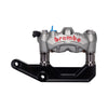 Titanium Gray Brembo 108mm GP4-RS Monobloc Caliper with Black Chrome 29mm Spacers and Black Radial Bracket