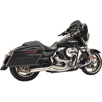 BASSANI XHAUST Road Rage II 2-Into-1 Mid-Length Exhaust System - Chrome 1F62C - Team Dream Rides