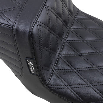 LE PERA Tailwhip Seat - Double Diamond Black for FL 2008-2023 | Part LK-587DD - Team Dream Rides