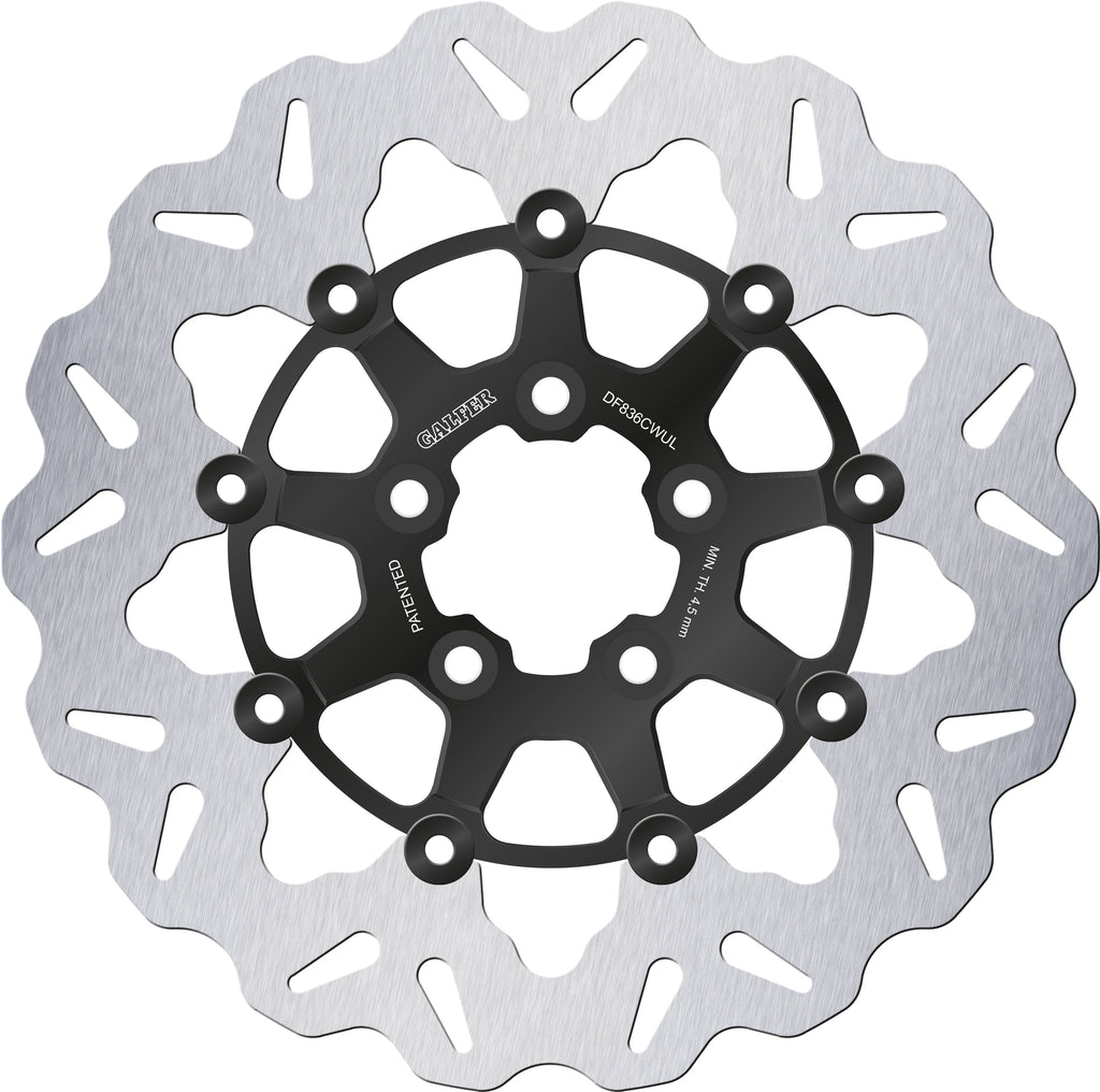 11.8" Standard Floating Wave® Rotor - Rear - Harley Davidson