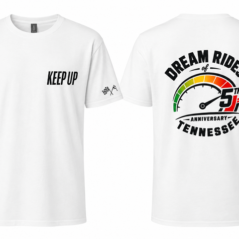 Dream Rides of Tennessee 5th Anniversary T-Shirt