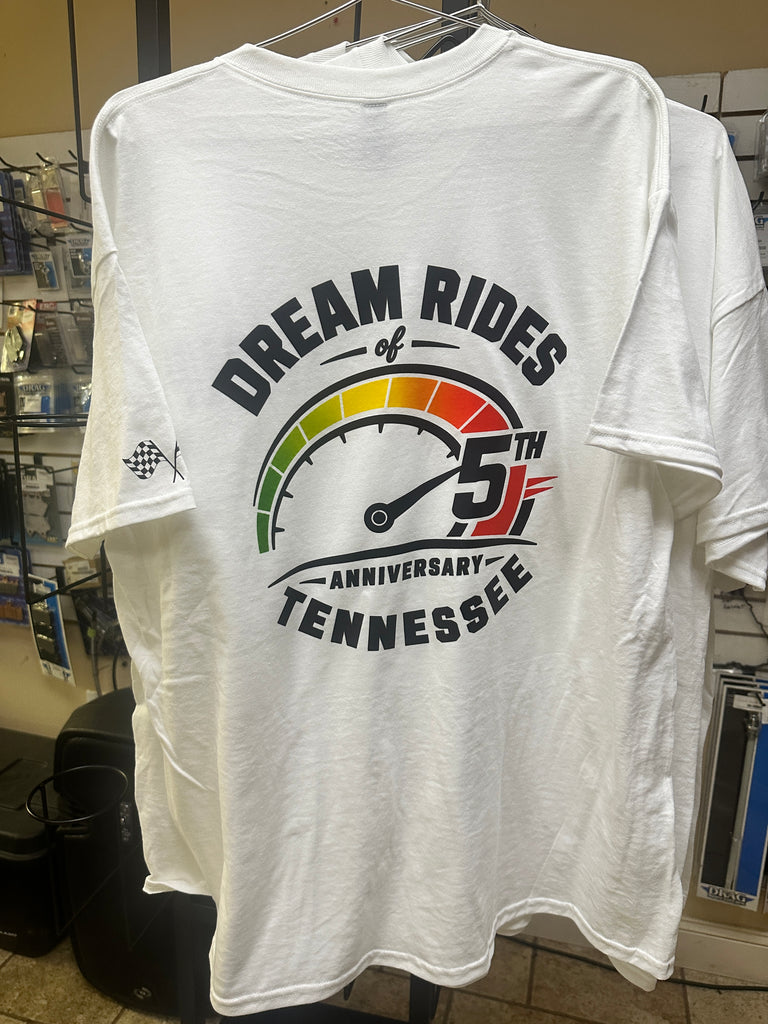 Dream Rides of Tennessee 5th Anniversary T-Shirt