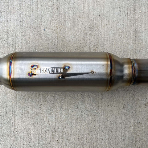 Stealth Pipes Pipe Bomb Muffler – American-made stainless modular exhaust upgrade, direct bolt-on