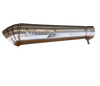 Stealth Cone-Style Turndown Muffler “Streetsweeper” – Modular 2.25" Exhaust - Team Dream Rides