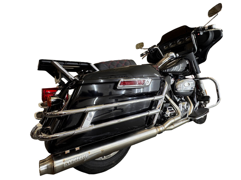 Harley Bagger Full Length Pipe Bomb Slip On Muffler - Team Dream Rides
