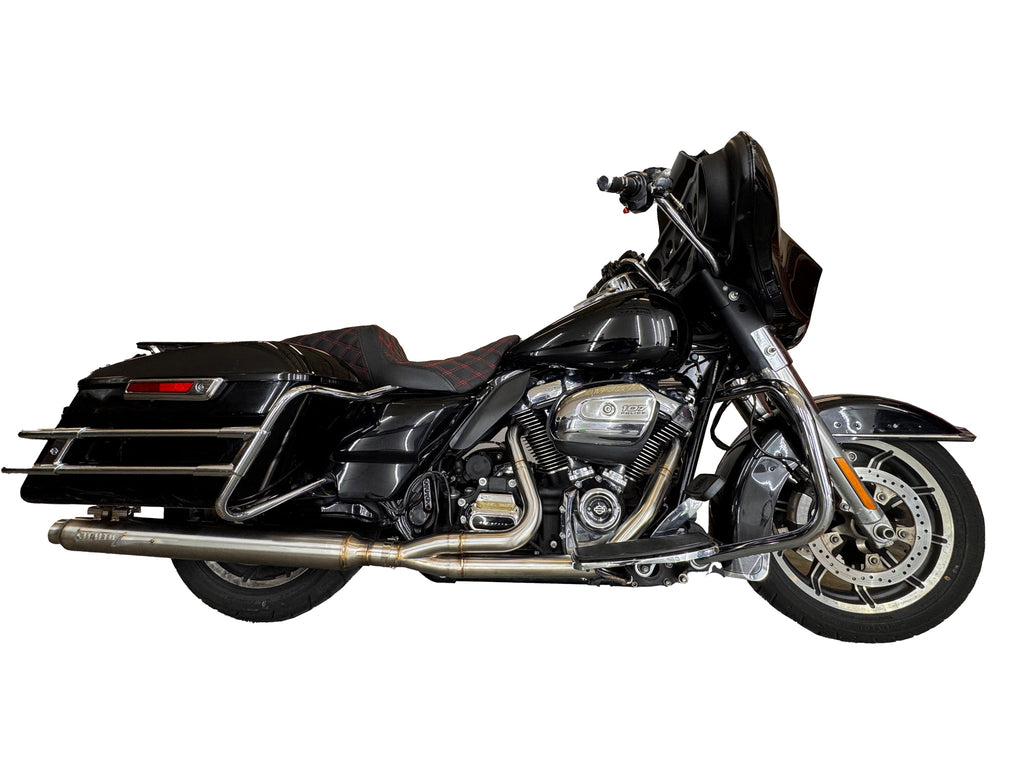 Harley Bagger Full Length Pipe Bomb Slip On Muffler - Team Dream Rides