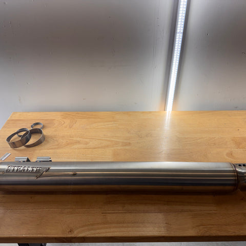 Harley Bagger Full Length Pipe Bomb Slip On Muffler - Team Dream Rides