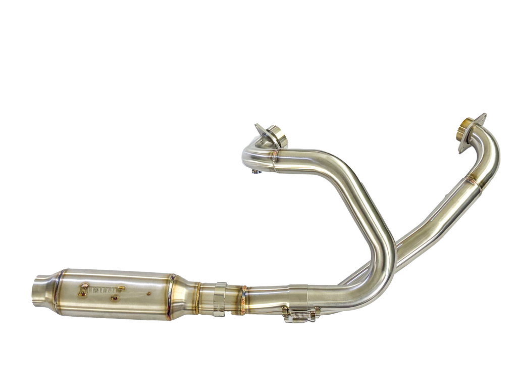 Stealth Pipes exhaust system for Indian Scout 2015–2025 – stainless steel headers and muffler