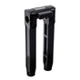 OG Black 10.5 inch Straight Risers with Black Digital Gauge Cut Out Top Clamp