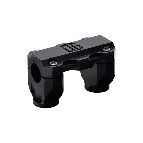 OG Black 2 inch Pull Straight Risers with Black Standard Top Clamp