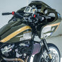 OG 2" Straight Risers installed on a Road Glide Race Bike Custom