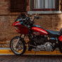 OG Chrome 2014-Up Touring Triple Trees kit installed on a 2024 Road Glide Satndard