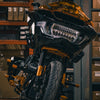 OG Orange 2024-Up Touring Inverted Front-End Complete kit installed on a 2024 Road Glide