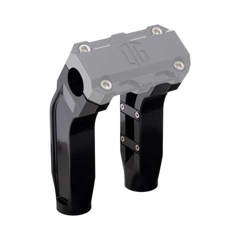 Black OG 6.5 inch Pull Back Riser Legs