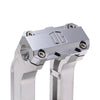 OG Aluminum 6.5 inch Pull Back Risers with Chrome Standard Top Clamp