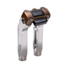 OG Aluminum 8.5 inch Pull Back Risers with Bronze Digital Gauge Cut Out Top Clamp