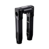 OG Black 8.5 inch Straight Risers with Black Digital Gauge Cut Out Top Clamp
