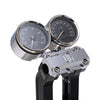 OG Chrome Dual Billet Gauge Pods Rear Mount