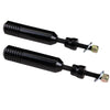 Harley Davidson Dyna Black Rear Shock Sliders