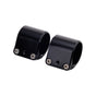 OG Fog Light Crash Bar Mounts Black for Harley-Davidson