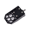 Black Harley Davidson and Indian Touring Bagger Brake Pedal Gripper kit for Adjustable Brake Arm