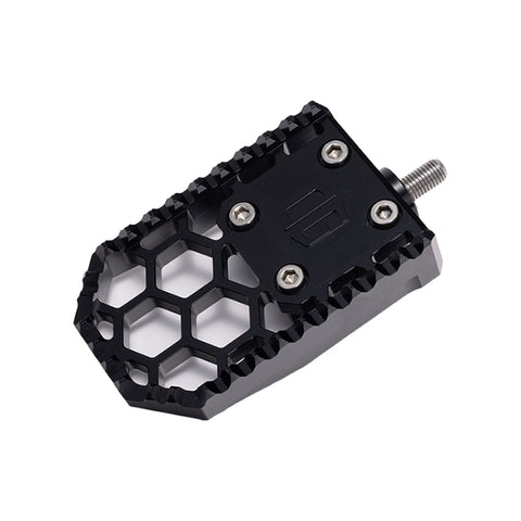 Black Harley Davidson and Indian Touring Bagger Brake Pedal Gripper kit for Adjustable Brake Arm