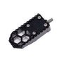 Black Harley Davidson Touring Bagger Mini Brake Pedal Gripper kit for Adjustable Brake Arm