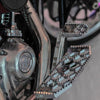 Chrome OG HoneyComp V3 Mini Brake Pedal Gripper kit for Adjustable Brake Arm installed on a 2019 Street Glide FLHT