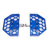 Original Garage Moto Blue Mini Floorboards for Harley-Davidson