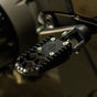OG HoneyComp V3 Mini Foot Pegs for Indians installed on a Indian Challenger