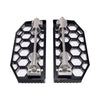 Black HoneyComp V3 Floorboards for Indian Bagger Models