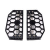 Black HoneyComp V3 Floorboards for Indian Bagger Models