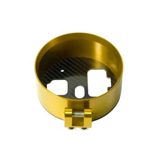 OG Indian Chief Dark Horse Billet Gauge Pod Gold