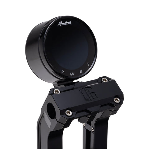 OG Indian Chief Billet Gauge Pod Rear Mount Black