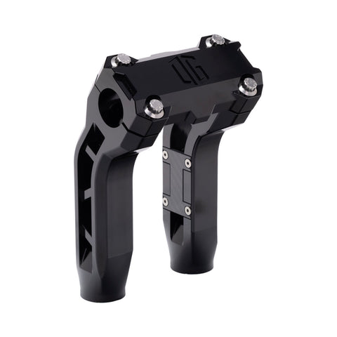 OG Black Performance 6.5 inch Pull Back Riser Legs with Black Performance Top Clamp