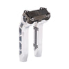 OG Aluminum Performance 8.5 inch Pull Back Riser Legs with Black Chrome Performance Top Clamp