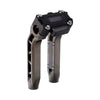 OG Black Chrome Performance 8.5 inch Pull Back Riser Legs with Black Performance Digital Gauge Top Clamp