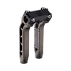 OG Black Chrome Performance 8.5 inch Pull Back Riser Legs with Black Performance Top Clamp