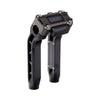 OG Black Performance 8.5 inch Pull Back Riser Legs with Black Chrome Performance Digital Gauge Top Clamp
