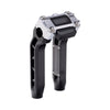 OG Black Performance 8.5 inch Pull Back Riser Legs with Chrome Performance Digital Gauge Top Clamp