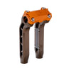 OG Bronze Performance 8.5 inch Pull Back Riser Legs with Orange Performance Top Clamp
